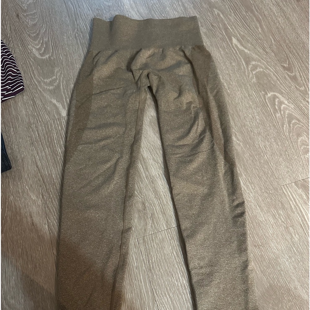 NVGTN brown leggings. XSMALL